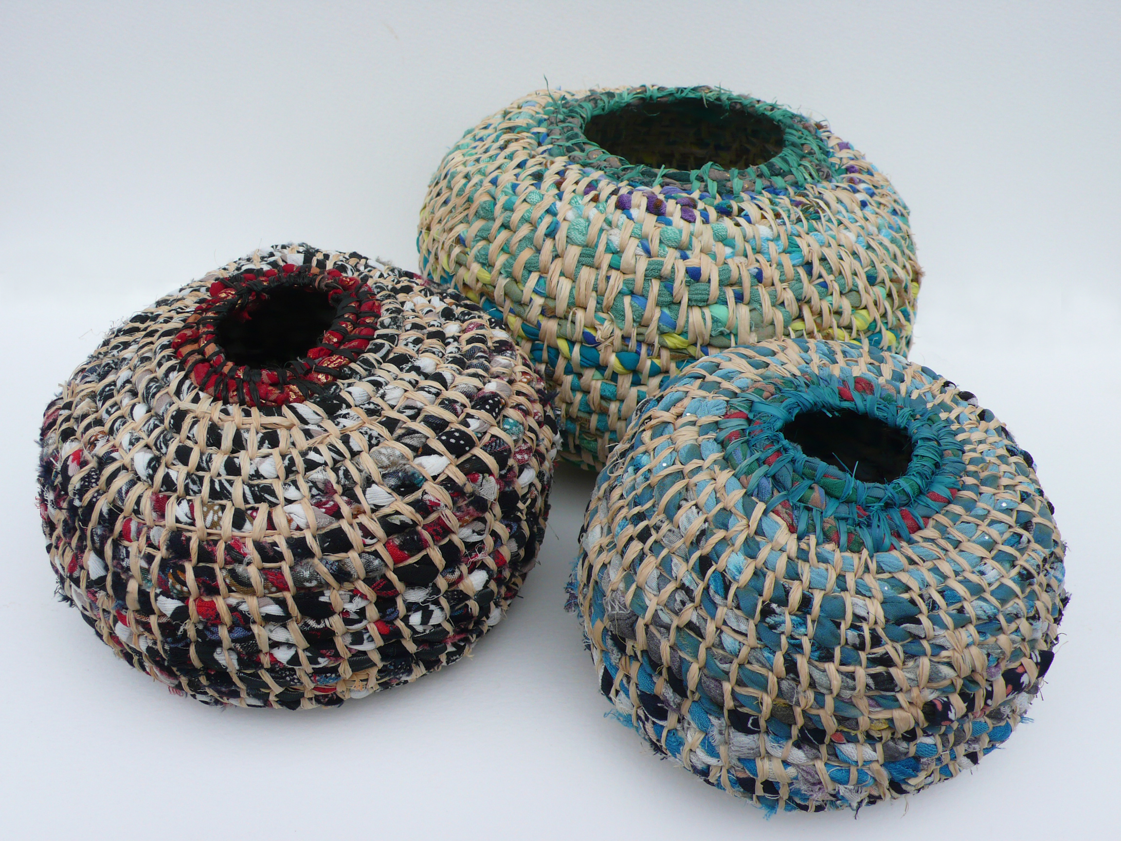 Trio of Pod Baskets